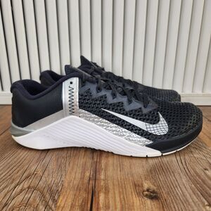 Nike Metcon 6 CrossFit Cross Training Running Shoes Womens 8.5 Black AT3160-010